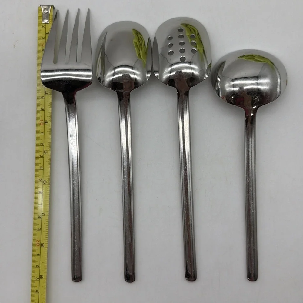 Mikasa ZENA 4 Piece Hostess Set Stainless Steel Silverware Korea